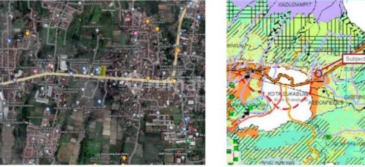 Dijual cepat Kavling di jl Raya Sukaraja, Sukabumi, Jawa Barat