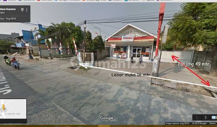 DIJUAL  Kavling di Jl.HALIM PERDANA KUSUMA , JURUMUDI BARU , TANGERANG - BANTEN