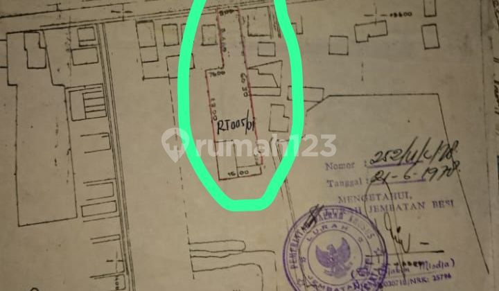 Dijual Rumah dan Kontrakan di Jl Jembatan Besi, Tambora, Jakarta Barat. 2