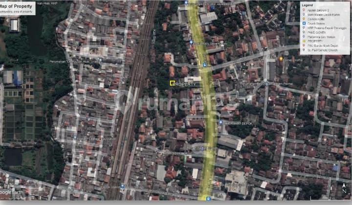 DIJUAL Dijual tanah/kavling di jl Kartini, Depok, Pancorwn Mas, Kota Depok.