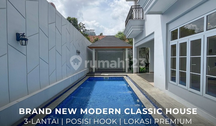 Brand New Modern Classic House Kebayoran Baru Jakarta Selatan 1