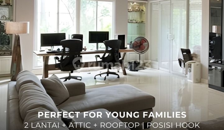 Rumah Permata Hijau For Sale Posisi Hoek