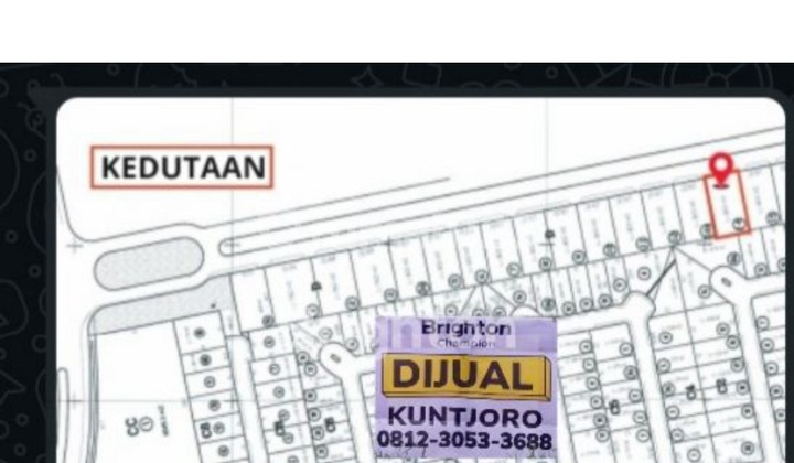 Dijual Cepat Tanah Citraland Utama Telaga Golf