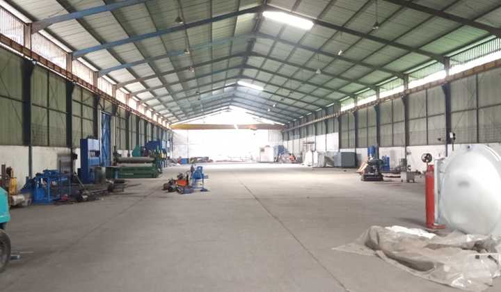Multipurpose Warehouse Complete with Hoist Crane in Bitung Industrial Area