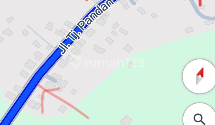 Dijual !! Tanah di Belitung, +/- 5.800, Sijuk, Jalan Utama Wisata