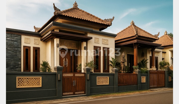 Villa murah Desain Traditional Balinese di Pering, Gianyar. Stok terbatas !!!