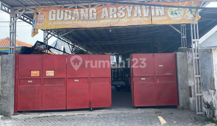 Warehouse for sale in Ploso Wonoayu, Sidoarjo, ready to use.