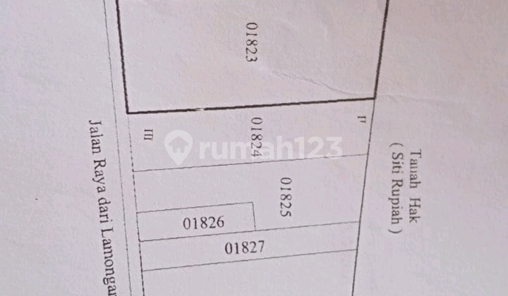 Dijual Tanah 0 Raya Bunder Lamongan Gresik Luas 900 an meter Dijual Tanah 0 Raya Bunder Lamongan Gresik Luas 900 an meter