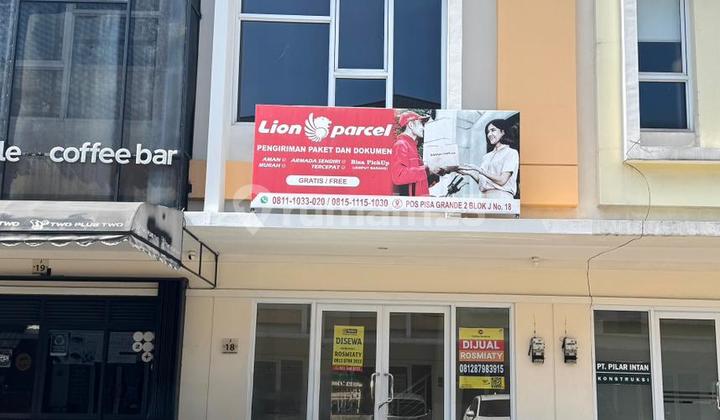 Jual Cepat Ruko Pisa Grande 2 Lantai, Harga Nego Bu