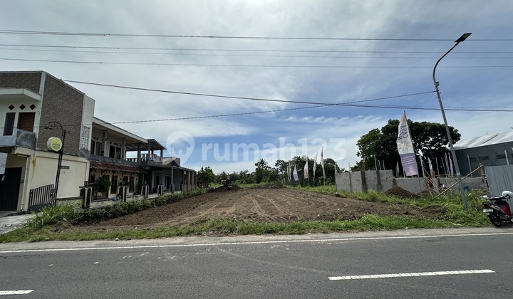 Jual Tanah Tepi Jl Pandowoharjo, 15 Menit ke UGM Jogja