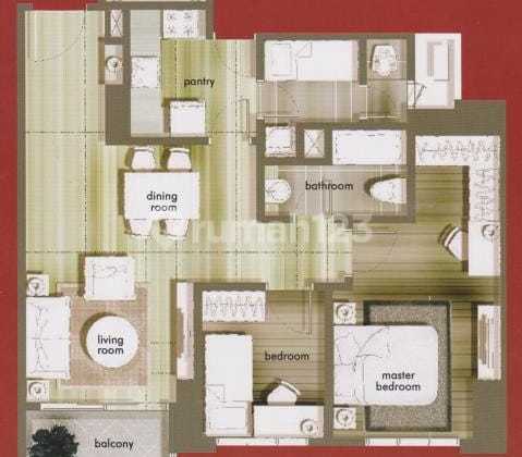 Dijual Apartemen Central Park Residence Tower Amandine City View 2