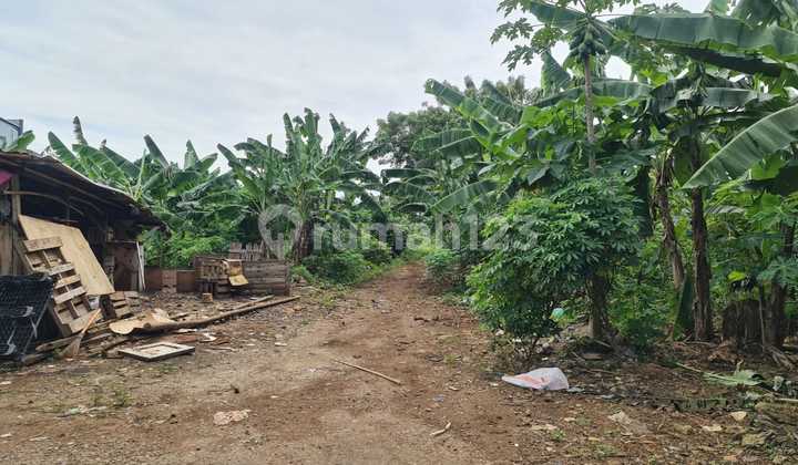 Dijual Sebidang Tanah Lahan Kosong Jalan Raya Bogor Kel Pekayon