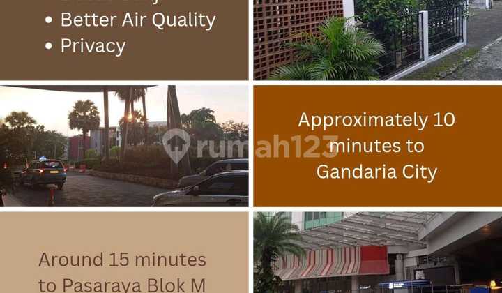 Jual Rumah Tinggal Bangunan Lama di Perumahan Masuk Dari Cidodol Raya Dekat ke Itc Permata Hijau 2