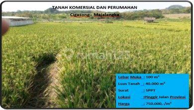 Tanah Komersial Dan Perumahan