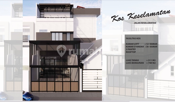 Dijual Kost Brand New Jl Keselamatan