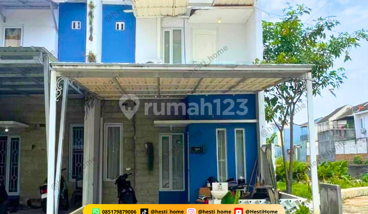 Rumah Hook Dekat Undip & Exit Tol Tembalang 2 Lantai Perum Griya Borobudur 1