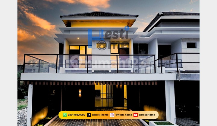 Limited Units! Premium Fully Furnished Residence at Alton Town House Ungaran, 2-Story Luxury House Ready to Occupy with SMART Key & 24-Hour Security! Only 1.7 Billion 1