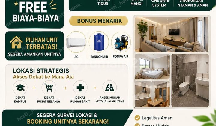 Rumah Modern Rasa Villa di Banyumanik - Start 780 Jutaan Free Biaya-Biaya! Rumah Modern Rasa Villa di Banyumanik - Start 780 Jutaan Free Biaya-Biaya!
