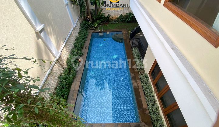 For Rent Beautiful Lush House Luxury Building Ready to Occupy Near JIS School and Pondok Indah Mall in Pondok Indah Area, South Jakarta