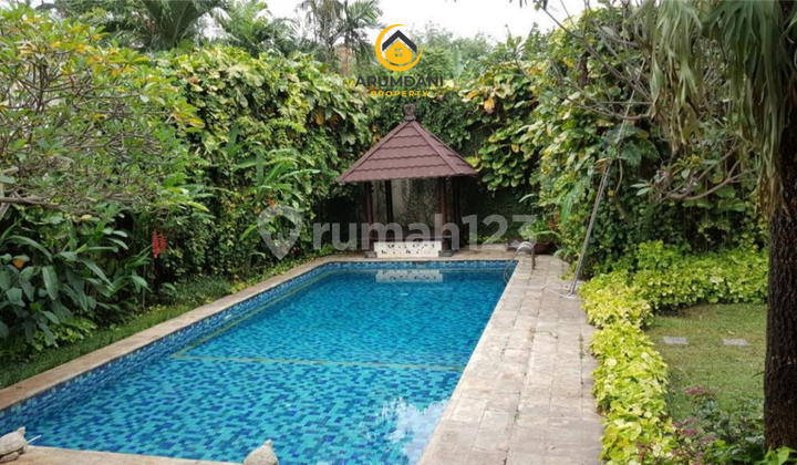 For Rent: Beautiful Serene Tropical Garden House with Spacious Land, Suitable for Office and Residence, Quiet and Lush Location, 1-Story Building, Area near AIS and International School, Kemang Pejaten, South Jakarta. For Rent: Beautiful Serene Tropical Garden House with Spacious Land, Suitable for Office and Residence, Quiet and Lush Location, 1-Story Building, Area near AIS and International School, Kemang Pejaten, South Jakarta.