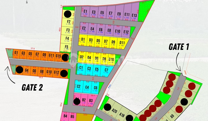 Rumah Mewah Harga Terjangkau Dipisat Kota Free Canopy dan Carport