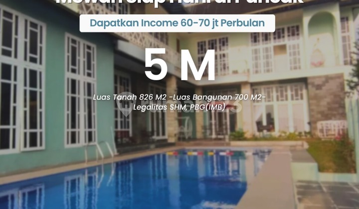 Villa Mewah Kapasitas 80 Orang Best View Di Puncak Bogor