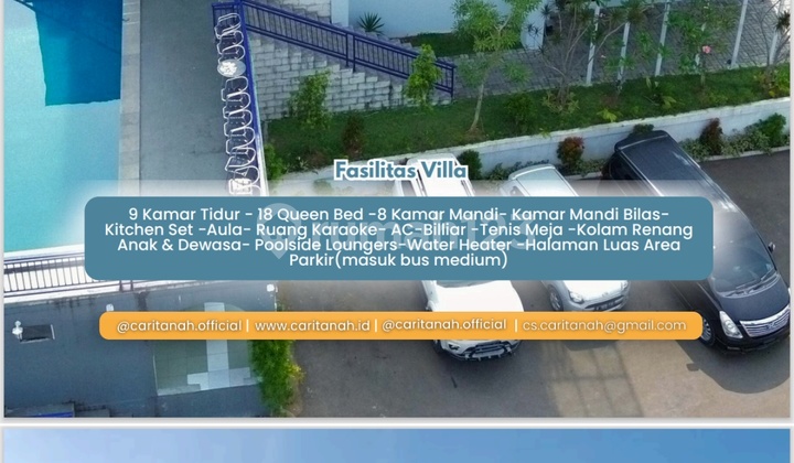 Villa Mewah Shm+imb Di Jual Di Puncak Bogor