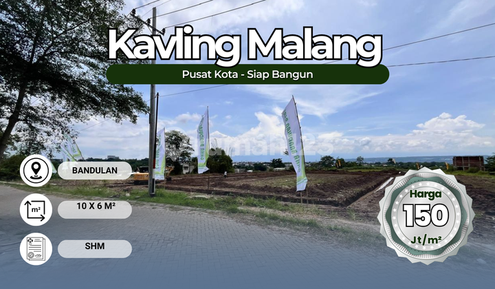 Kavling Strategis Bandulan ,Cocok untuk Investasi & Hunian