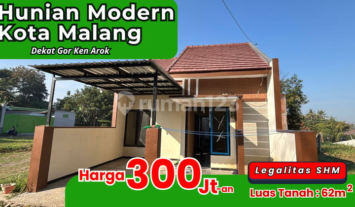 Dijual Hunian Modern Dekat GOR Ken Arok – SHM, Siap Huni! 1