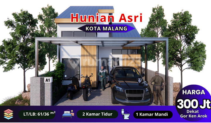 Realize Your Own Home in Kedungkandang - 2 Minutes to Gor Ken Arok Realize Your Own Home in Kedungkandang - 2 Minutes to Gor Ken Arok