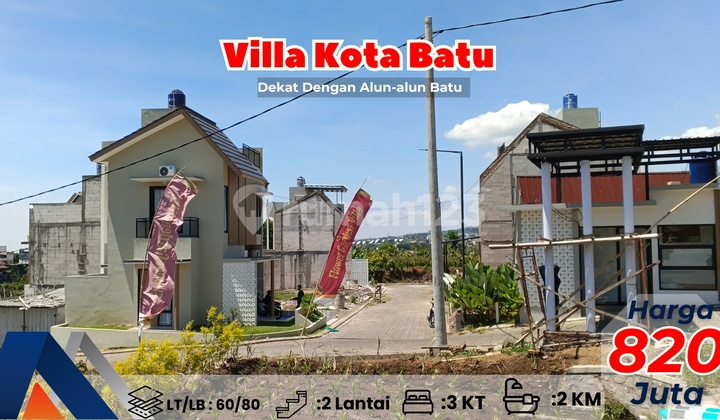 Villa Di Batu Lingkungan Sudah Terbentuk View Gunung Villa Di Batu Lingkungan Sudah Terbentuk View Gunung