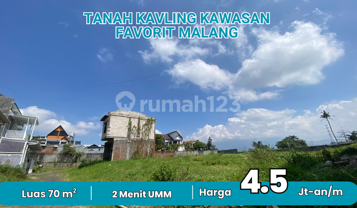 Prime Location Land in Malang Ideal for Residence & Boarding