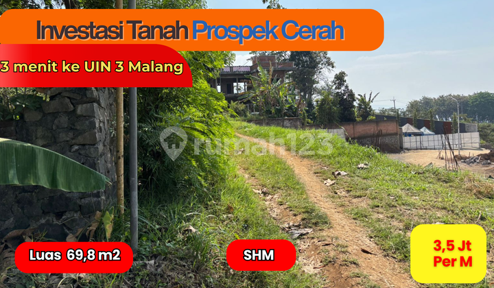Rare Opportunity Tanah Strategis di Dau Malang Cocok Untuk Kost