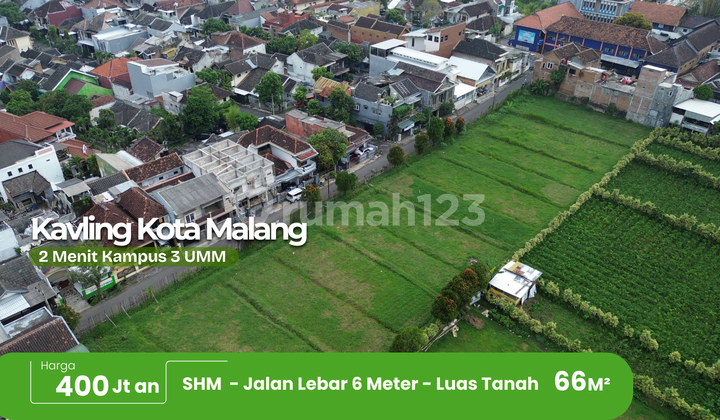 Strategic Land in Malang City, Premium and Potential Location. Strategic Land in Malang City, Premium and Potential Location.