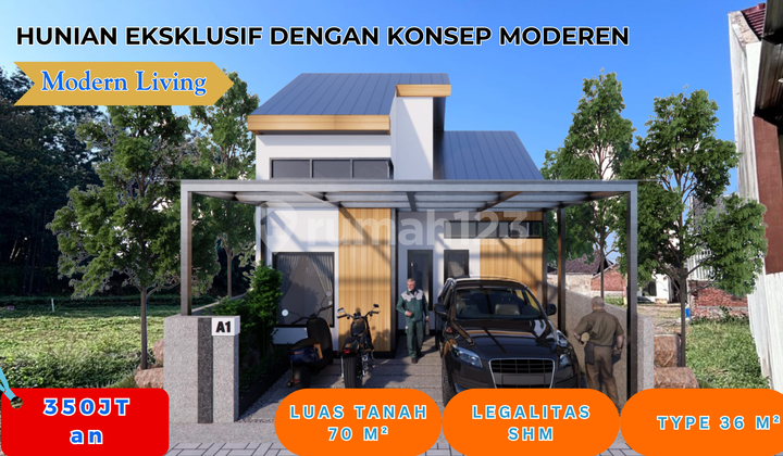 Modern Residence in Malang City, Near Ken Arok Sports Hall and Public Facilities Modern Residence in Malang City, Near Ken Arok Sports Hall and Public Facilities
