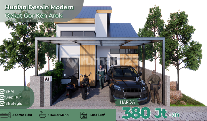 Rumah Modern di Wonokoyo Malang Desain Kekinian & Nyaman