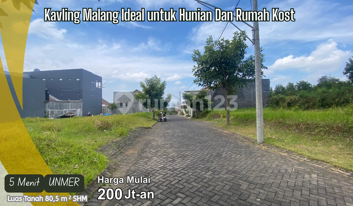 Tanah Prospektif di Kota Malang Ideal untuk Hunian atau Usaha