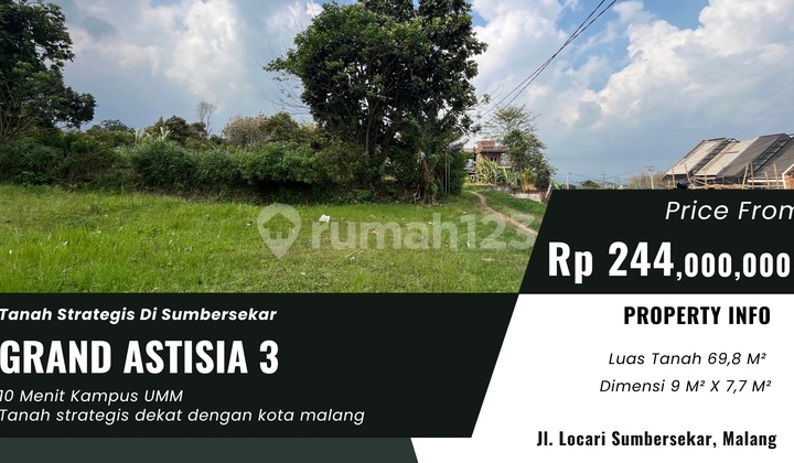 kapan lagii Miliki Tanah di Kawasan Berkembang Sumbersekar Malang kapan lagii Miliki Tanah di Kawasan Berkembang Sumbersekar Malang