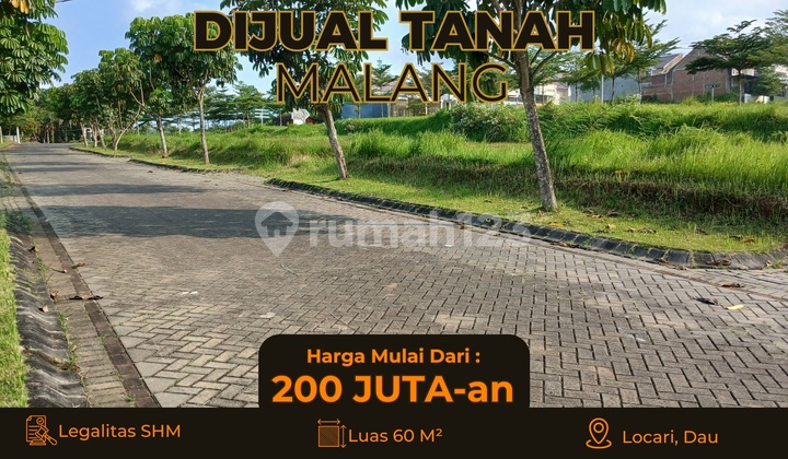 Dijual Tanah di Locari Dau - Lokasi Tenang, Akses Mudah ke Kota Dijual Tanah di Locari Dau - Lokasi Tenang, Akses Mudah ke Kota