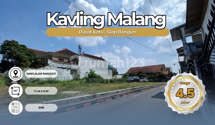 Tanah Strategis Dekat Tol Sawojajar Cocok Untuk Hunian 