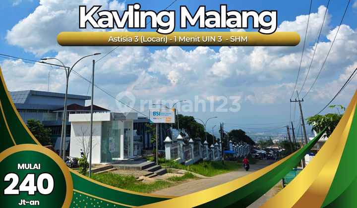 Tanah Kavling Merjosari Malang, Lingkungan Nyaman Legalitas Aman