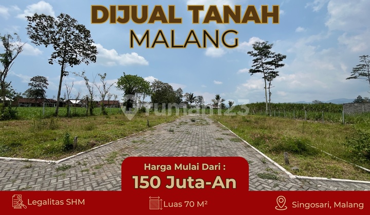 Lahan Strategis di Singosari, Legalitas SHM, Potensi Tinggi