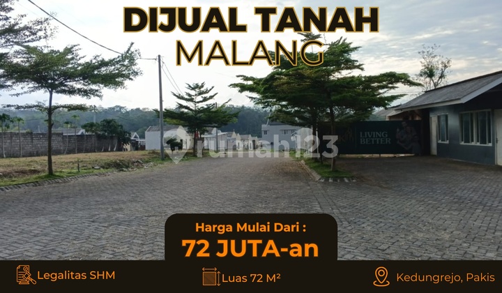 Tanah di Kedungrejo Pakis - Lokasi Tenang, Akses Tol Dekat