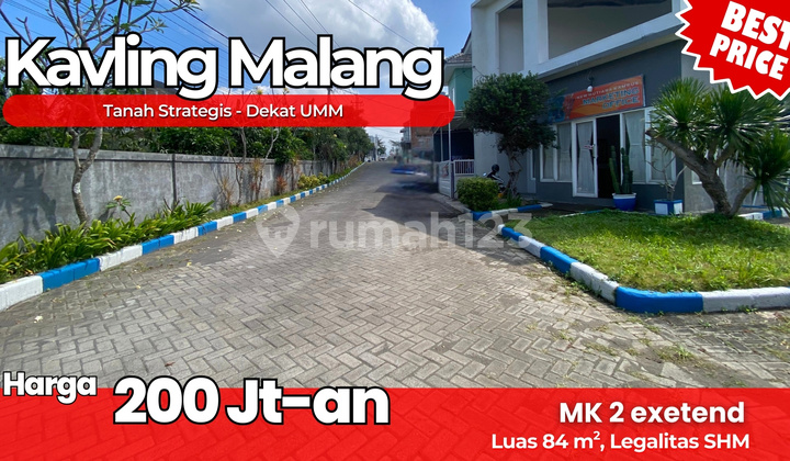 Tanah Strategis Dekat UMM Malang, Investasi Tepat, Lokasi Hebat!