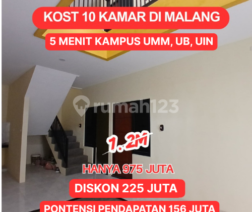 Kost Malang Poros Jalan 10 Kamar 5 Menit Kampus Umm 1