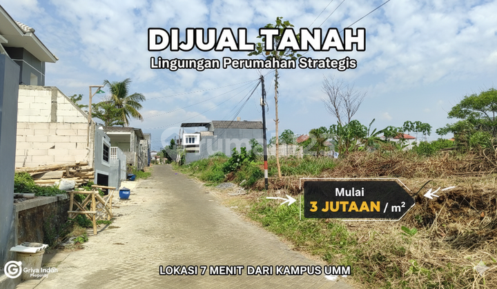Tanah 3 Jutaan Malang Lingkungan Perumahan