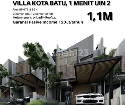 Villa Mewah Kota Batu View Pegunungan Lokasi di Depan Jatim Park