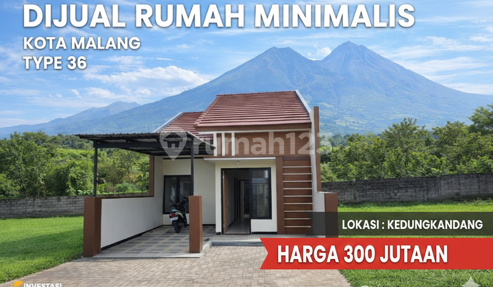 Rumah 300 Jutaan Kota Malang Lokasi 1 Menit Dari Gor Kenarok