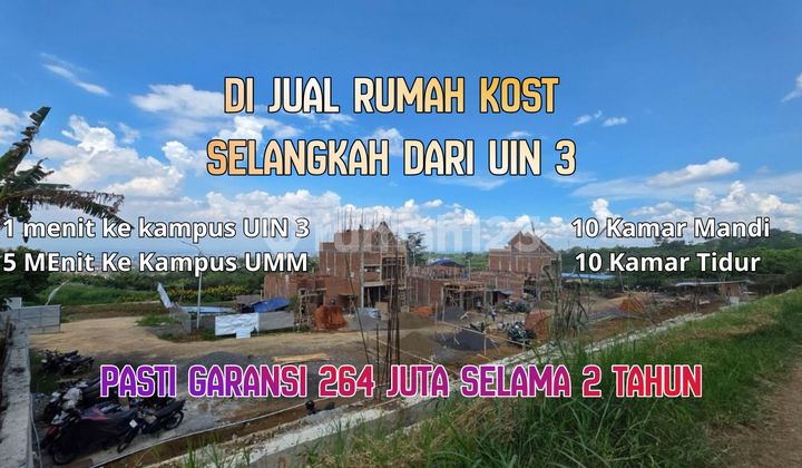 Jual Rumah Kost Di Malang Semenit ke UIN 3 Malang Jual Rumah Kost Di Malang Semenit ke UIN 3 Malang