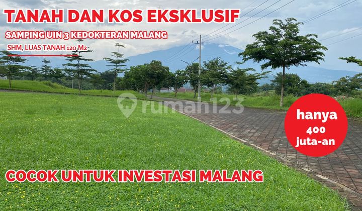 dijual tanah dekat uin 3 cocok untuk bangun kos